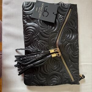 Giorgio Costa Black Leather Clutch